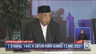 Hasil Sidang Isbat - Lebaran Idul Fitri Jatuh pada Hari Kamis 13 Mei 2021