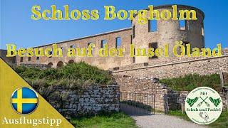 Das Schloss Borgholm auf Öland in Schweden