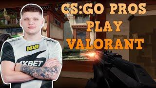 WHEN CS:GO PROS PLAY VALORANT #3 (S1MPLE, SHOX, SCREAM)