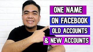 How to One Name on Facebook 2024 for New and Old Accounts! New method on how to one name on Facebook