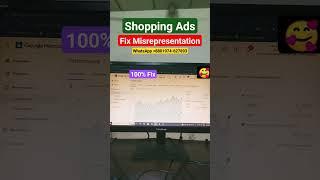 Google shopping ads performance and fix google merchant center suspension misrepresentation