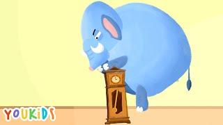 Hickory Dickory Dock  | YouKids Nursery Rhymes