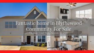 Fantastic home in Blythewood community FOR SALE- 𝟏𝟏𝟏𝟎 𝐃𝐞𝐞𝐩 𝐂𝐫𝐞𝐞𝐤 𝐑𝐝