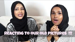 REACTING TO OUR OLD PICTURES ft Fatima.oa