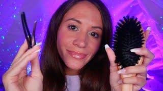 ASMR / Hairbrushing & Hair Clipping (personal attention)