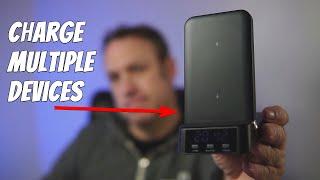 Fast Wireless Charger Review - 4 in 1 Wireless Charging Station with Alarm Clock