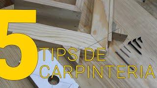 5 TIPS DE CARPINTERIA | CLUB DEL CARPINTERO LOS REYES