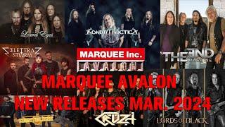 Marquee Avalon new releases in March 2024 【Sonata Arctica, The End Machine, Lords Of Black, Cruzh】