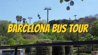 Barcelona bus tour and Montjuïc cable car