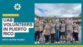 Students from University of Birmingham Alabama Discuss Quest in Puerto Rico