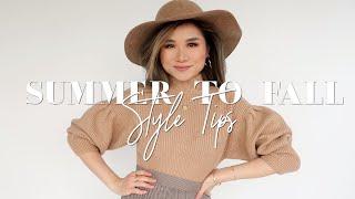 5 Easy SUMMER to FALL Styling Tips & Outfit Ideas | Summer to Fall Transition Outfits | Miss Louie