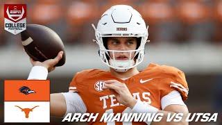 Arch Manning 5 TOTAL TDs in Texas’ blowout win vs. UTSA | ESPN College Football