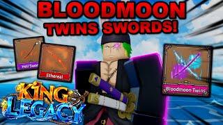 Getting The *NEW* Bloodmoon Twin Swords In Roblox King Legacy... Here's What Happened!