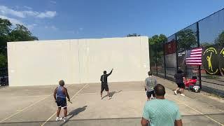 PFA Paddleball tournament- Anita & Shawn vs Isabel & Julio