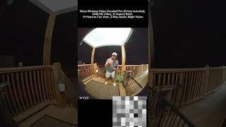 Real Life Night #Cam View - #Wyze Wireless Video #Doorbell Pro @Wyze #rktreviews