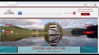 It's here! Cruising Sea Venture - the website!  Take a tour, join the Club (it's free!) and more!