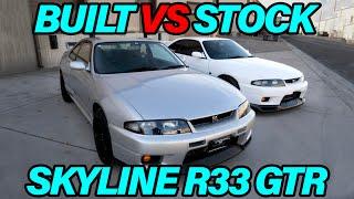 Built VS Stock // Nissan Skyline R33 GTR