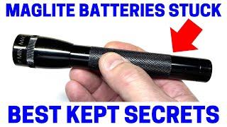 Mini Maglite Flashlight - How To Remove Stuck Corroded Batteries