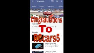 Congratulations to RCcars5 for reaching 10,000 Subscribers!