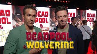 DEADPOOL & WOLVERINE London interviews Hugh Jackman, Ryan Reynolds, Emma Corrin - July 11, 2024 4K