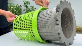 Unique And Creative - Creating Cement Plant Pot For Your Garden