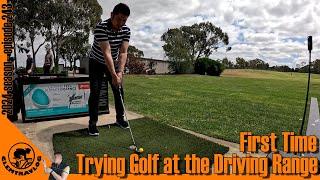 【clemtravlog 243】Trying Golf at the Driving Range for the First Time