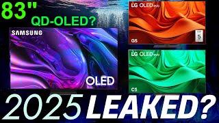 83" Samsung QD-OLED TV in 2025? + LG G5 & C5 OLED Leaked!