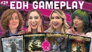 Cute Creatures ft Ashlen & Becca Scott  | Kozilek | Mazirek | Rin&Seri | Lara Croft MTG EDH GAMEPLAY