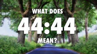 What Does 4444 Mean