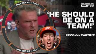 'HE SHOULD BE ON SOMEBODY'S TEAM' ️ College GameDay crew reacts to EPIC FG 