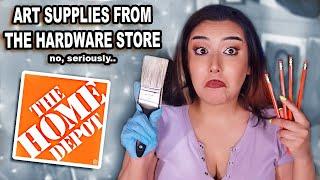 Art Supplies You Should Get At Home Depot (yes seriously, a hardware store art haul)