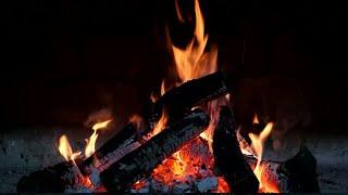 Super Relaxing Cozy Fireplace With Crackling Fire Sounds: Burn Stress Away!