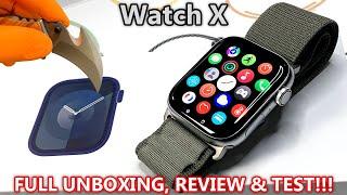 Watch X Silver AMOLED Sport SmartWatch (Gallery, Local Music, 2GB ROM) Full Unboxing & Review - ASMR