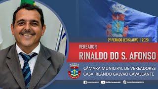 Discurso do Vereador Rinaldo do Santo Afonso - 25 I OUT I 2023