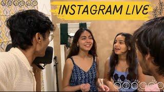 Instagram live with @TanishkaBahl @bharatchandak11 and @ananyasharmamusic_