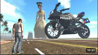 Franklin Found Giant Police kamla Bike in Indian Bike Driving3 @HarshinGame @HarshTatsuya #vaira