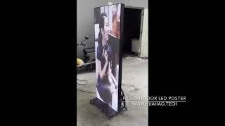 Outdoor Poster LED Display, P2.5 LED screen , Waterproof IP65 test, high brightness