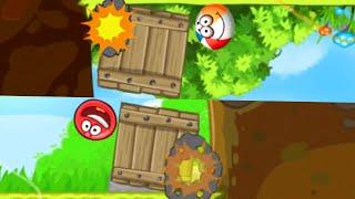 Red Ball 4 vs Ball Friend Ball Up Side Down Gameplay 1