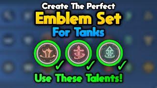 How To Create The Perfect Emblem Set For Tanks | Mobile Legends