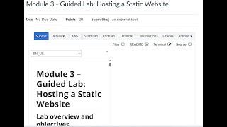 Module 3 - Guided Lab: Hosting a Static Website