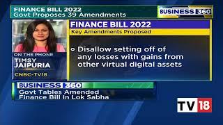 Finance Bill 2022: Government Tables Amended Finance Bill In Lok Sabha | Business 360 | CNBC-TV18