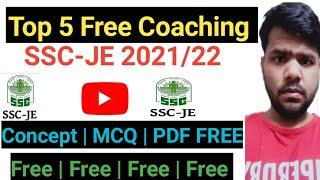 SSC-JE Top 5 free Coaching on YouTube | Concept, MCQ , PDf | CE EE ME |