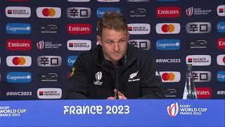 RWC 2023 | NZL 11-12 RSA | FINAL | Press Conference NZL