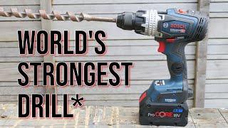 How good is the Bosch World's Strongest Drill? First Cordless Drill with Angle Settings!