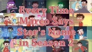 Every Time Marco Says Star's Name in Season 2 | Star vs. The Forces of Evil