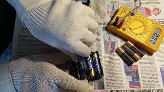  Реальная ёмкость алкалиновых батареек Duracell, Varta | ТЕСТЫ
