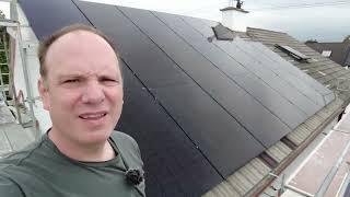 Vorstellung meiner neuen 8,4 kWp SÜD PV mit Rahmenlosen "Full Screen" Modulen ohne Schmutzkante