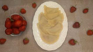 Вареники с клубникой  Вкуснее вареников чем по данному рецепту не будет ни у кого!