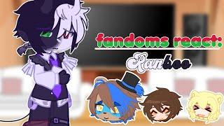 •····• fandoms react: Ranboo //6/6 // gacha club