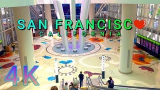 San Francisco Salesforce Transit Center Walk, California USA 4K - UHD